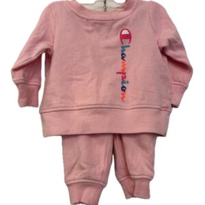 Champion Kids Pink Logo Pajama Set